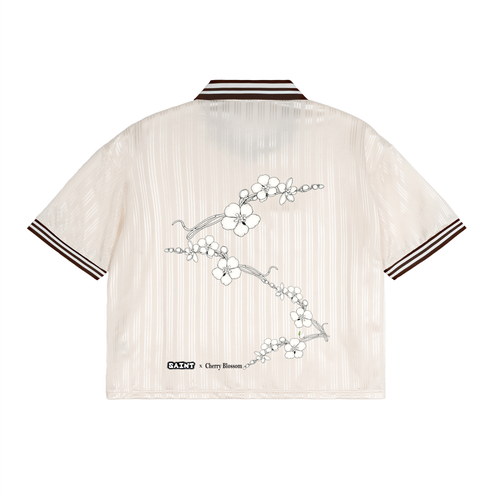 Cherry Blossom Jersey Polo